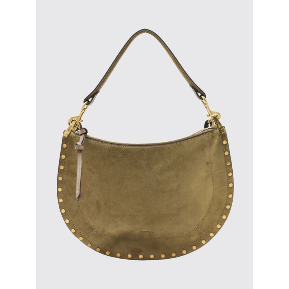 Isabel Marant Women Isabel Marant Suede Shoulder Bag With Studs And Embroidery